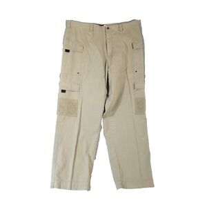 Timberland cargo hiking pants men's 40 x 32 khaki green lightweight cotton